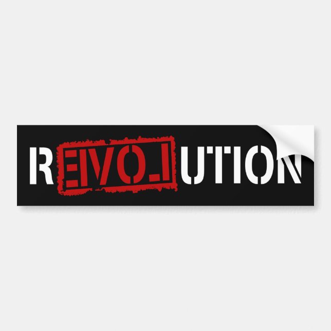 Revolution Bumper Sticker (Front)