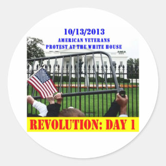 REVOLUTION: DAY 1 CLASSIC ROUND STICKER