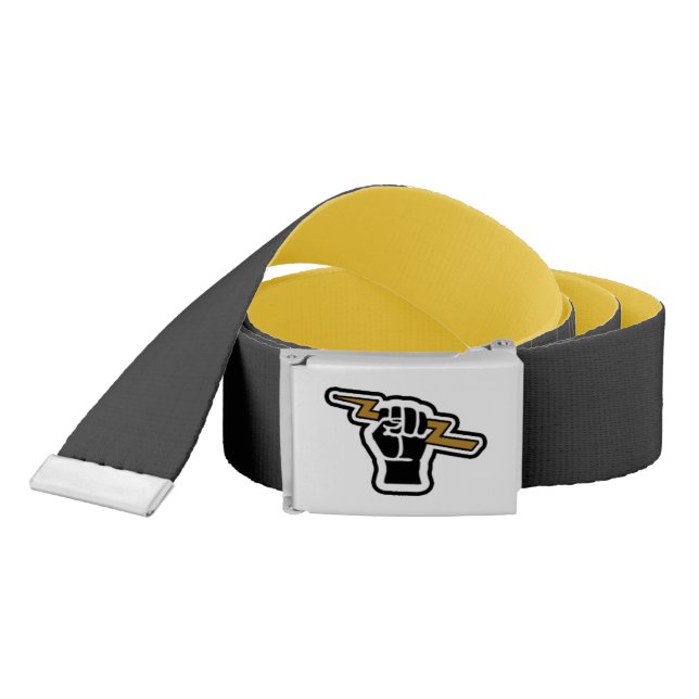 Revolution Fist Logo Canvas Belt (Snake)