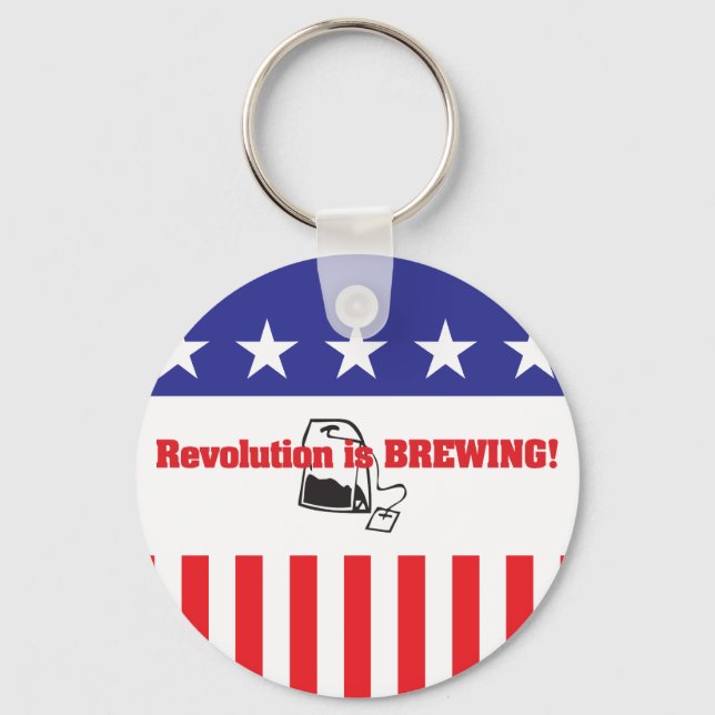 Revolution Is Brewing Keychain (Front)