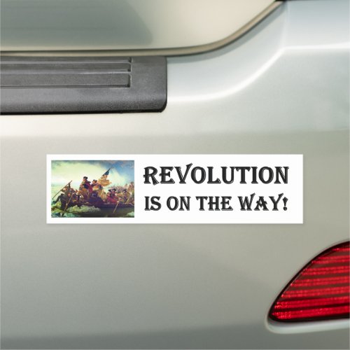 Revolution Is on the way Car Magnet