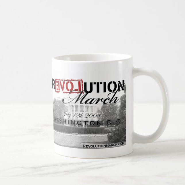Revolution March Mug! Coffee Mug (Right)
