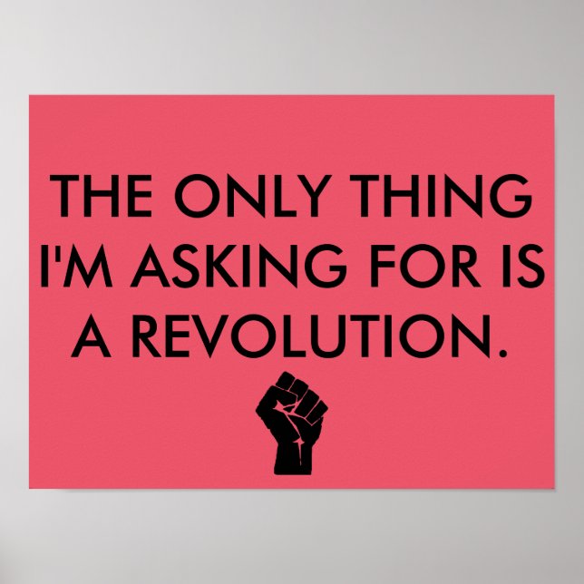 Revolution poster (Front)