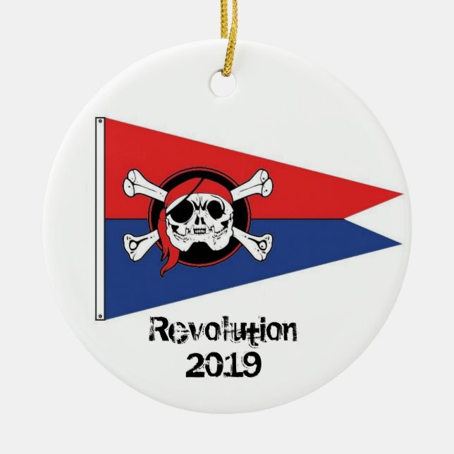 Revolution Sailing Ornament (Front)