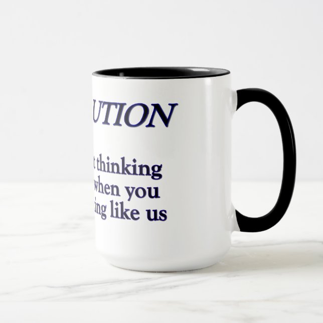 Revolution vs Evolution Mug (Right)