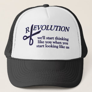 Revolution vs Evolution Trucker Hat