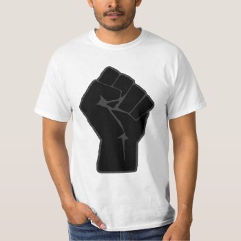 Revolutionary Raised Fist T-shirt by HumphreyKing at Zazzle