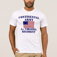 Revolutionary War 1st Virginia Regiment T-shirt