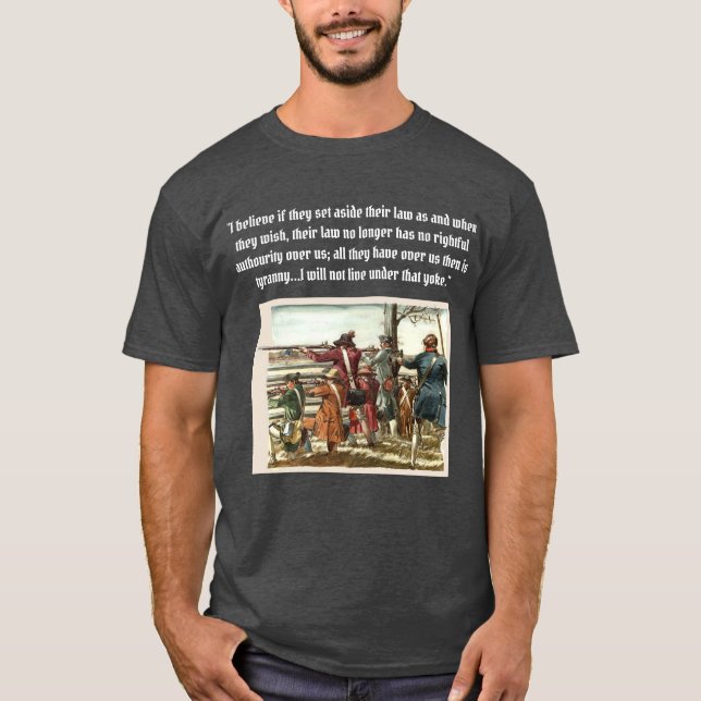 Revolutionary War American Revolution Declaration T-Shirt (Front)