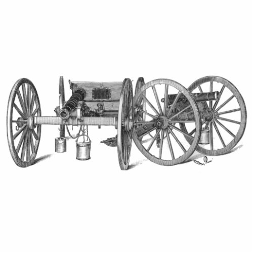 Revolutionary War Cannon Photo Sculpture