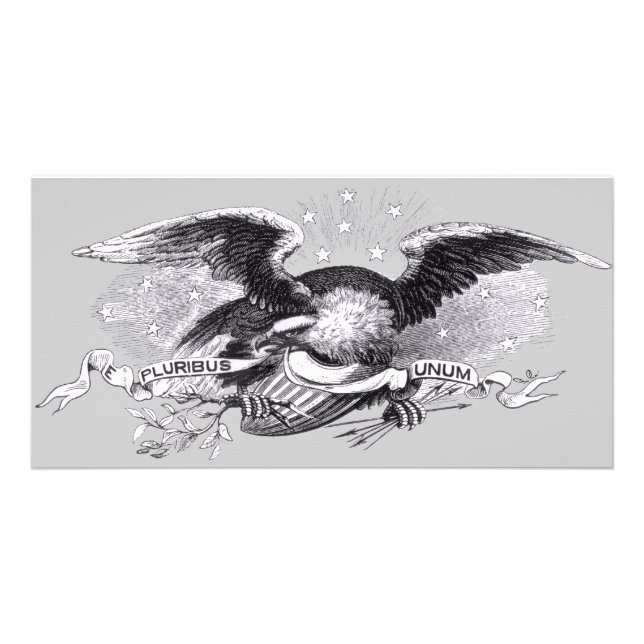 Revolutionary War Eagle Photo Card (Front)