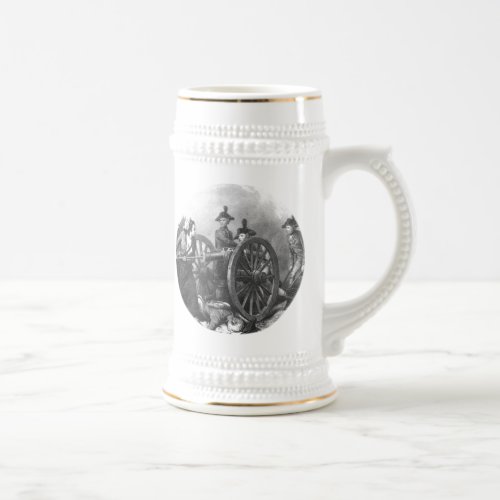 Revolutionary War Molly Pitcher Cannon Beer Stein