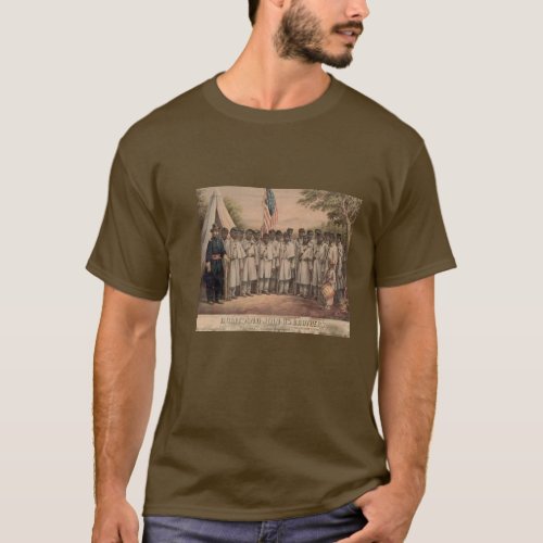 Revolutionary War Negroe propaganda poster T_Shirt