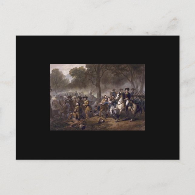 Revolutionary war postcard (Front)