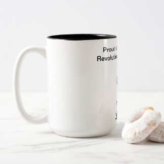 Revolutionary War Veteran hat Two-Tone Coffee Mug