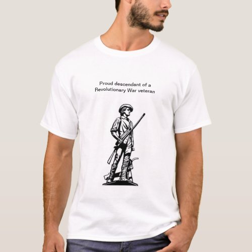 Revolutionary War Veteran T_shirt