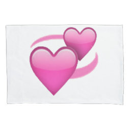 Revolving Hearts - Emoji Pillow Case | Zazzle
