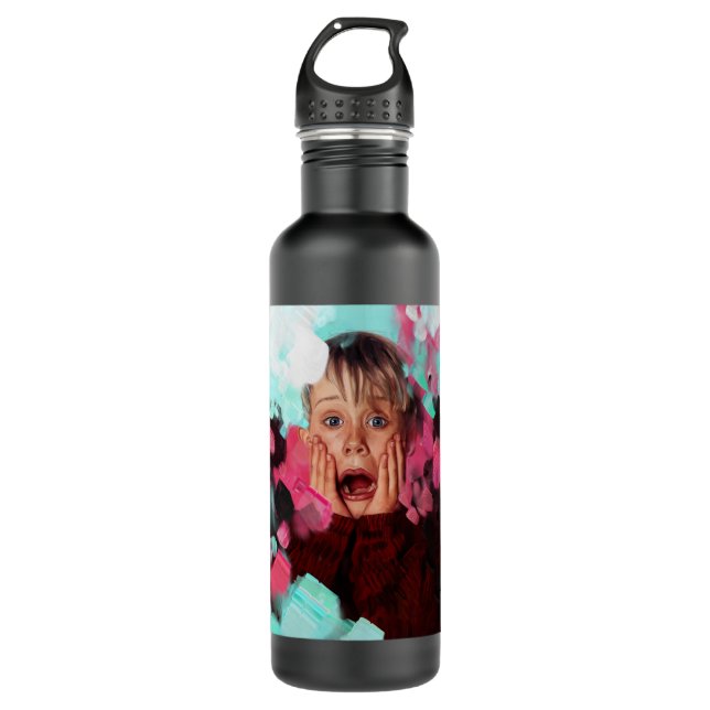 Reward Home Alone Retro Wave Stainless Steel Water Bottle (Front)