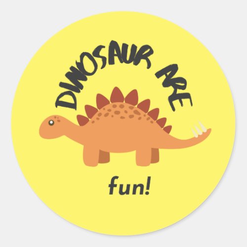 reward sticker for children dinosaur fun