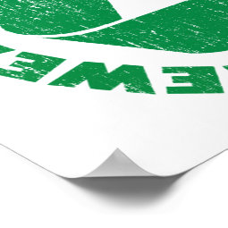 Rewear Rewear Rewear Recycle Symbol Poster | Zazzle