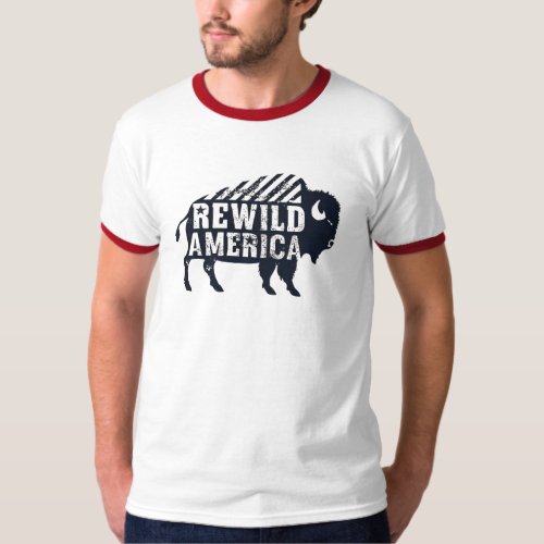 ReWild America bison T_Shirt