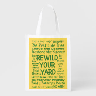Rewild Your Yard Grocery Bag