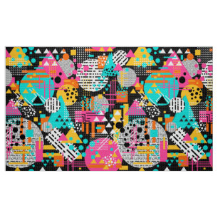 Rewind 80s Memphis pattern 003 Fabric