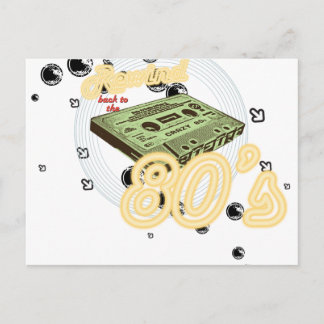 Rewind back to the 80s postcard