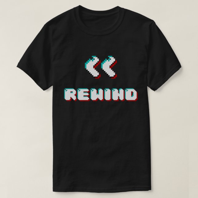 Rewind retro T-Shirt (Design Front)