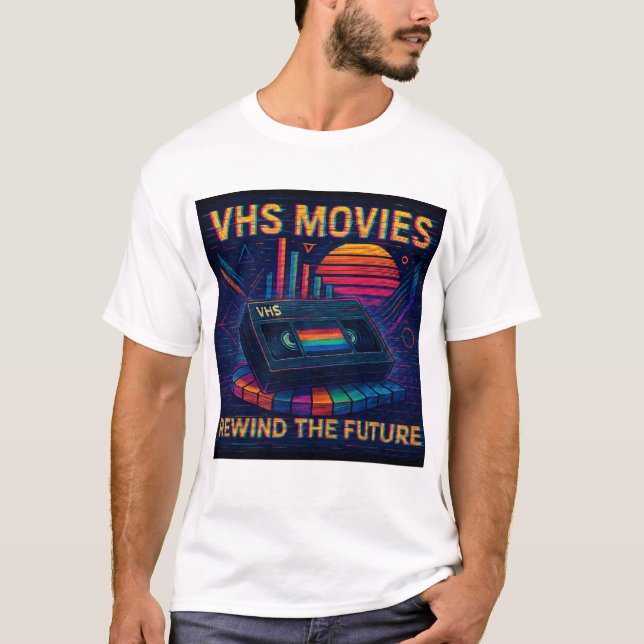 Rewind the Future VHS T-Shirt (Front)