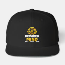 Rewired Mind Logo Hat - Black Baseball Cap