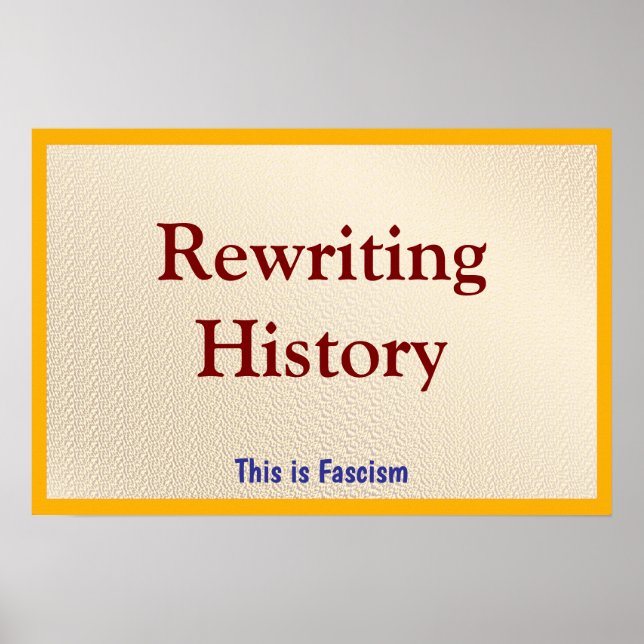 Rewriting History Poster (Front)