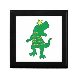 Rex Dinosaur Pun Tree Christmas    Gift Box