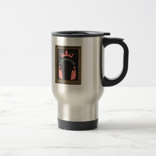 Rex Factor logo Framed Travel Mug