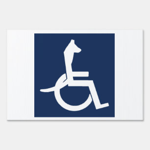 Rex Handicap Yard Sign