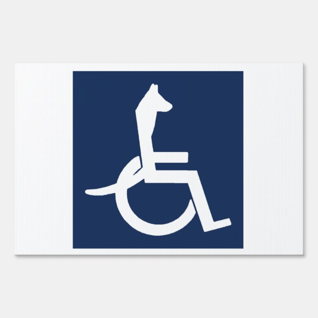 Rex Handicap Yard Sign (Front)