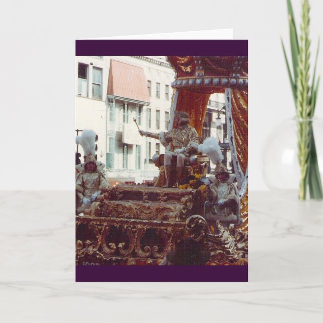 Rex King of Mardi Gras 1983 Card (Front)