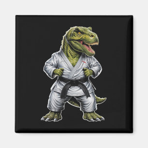 Rex Martial Arts Dinosaur Karate Jiu-jitsu Ninja  Magnet