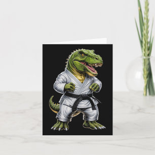 Rex Martial Arts Dinosaur Karate Judo Bjj Fighter  Card