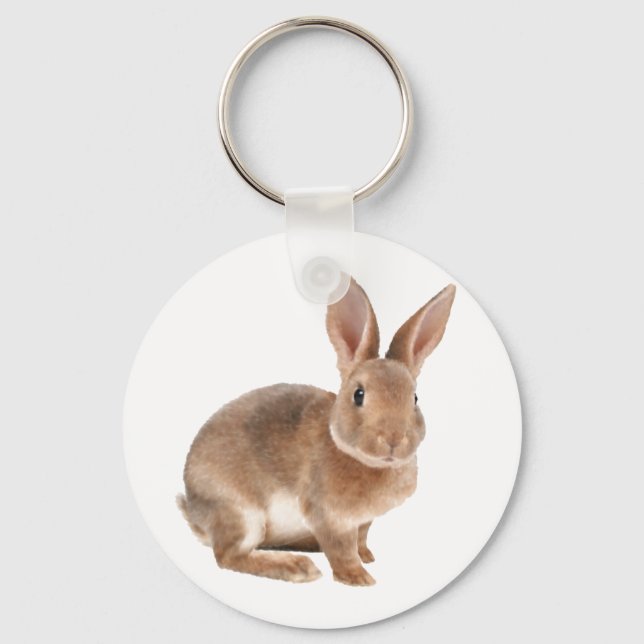 Rex Rabbit Keychain (Front)