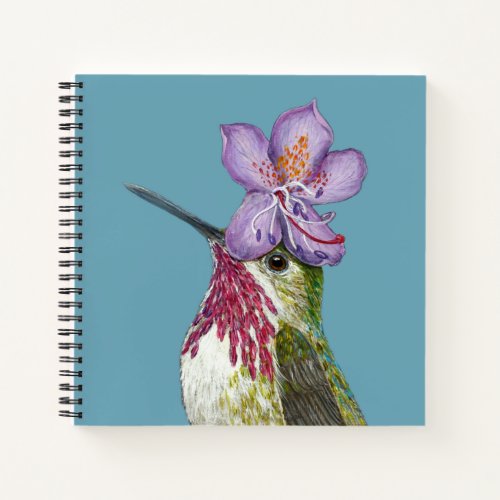 Rex the calliope hummingbird notebook