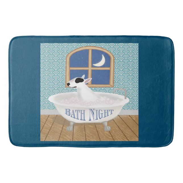 Rex The TV Terrier Bath Night Bath Mat (Front)