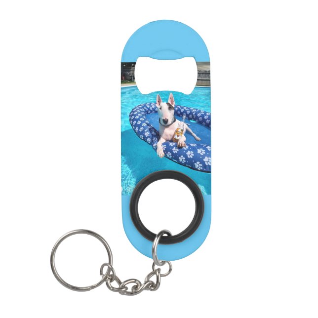 Rex The TV Terrier Bottle Opener Keychain (Front)