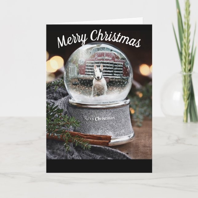 Rex The TV Terrier Christmas card (Front)