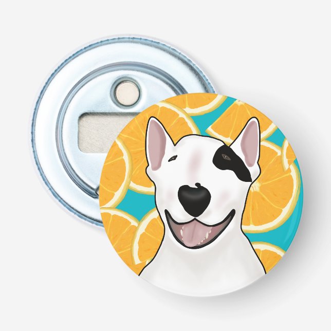 Rex The TV Terrier Fruits Tote Bottle Opener (Front)