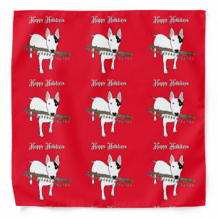 Rex The TV Terrier Happy Holidays Bandana