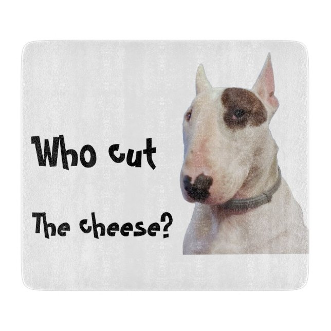 Rex The TV Terrier humorous Cutting board (Front)