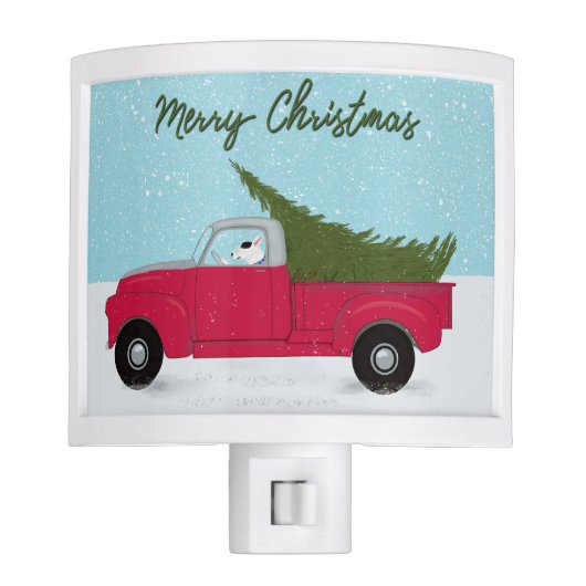 Rex The TV Terrier Merry Christmas Nightlight (Front)