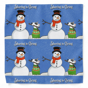 Rex The TV Terrier Sharing is Caring Bandana