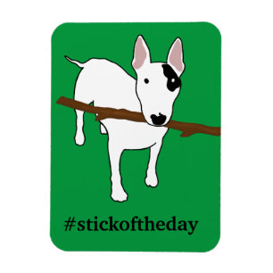 Rex The TV Terrier, stick of the day magnet
